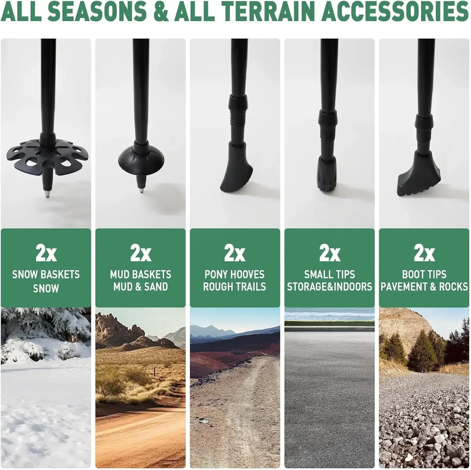 2'li Paket Hafif Katlanabilir  - Trekking Pole Carbon incelemesi ve fiyatı