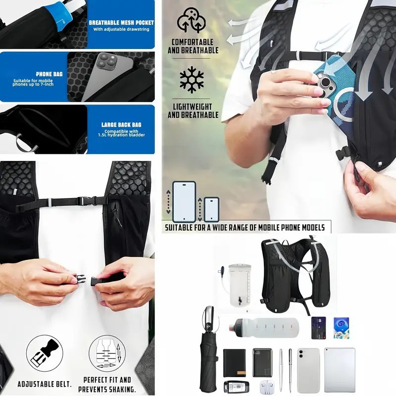 Unisex Koşu Yeleği Su Geçirmez - Hydration Vest incelemesi ve fiyatı